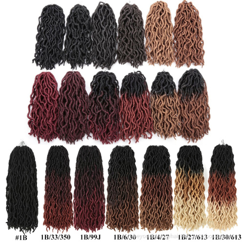 synthetic wavy Gypsy locs Hair nu Soft faux locs crochet jumbo crotchet hair Gypsy locs